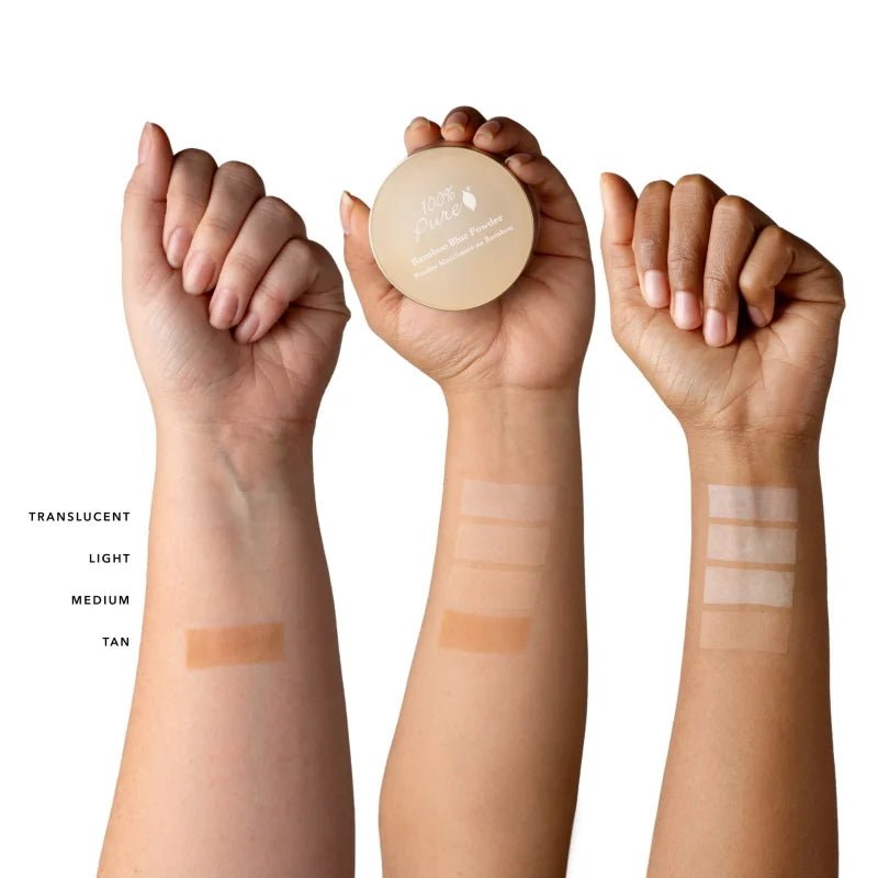 Bamboo Blur Powder Arm Swatches