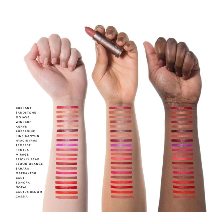 Fruit Pigmented Cocoa Butter Matte Lipstick Arm Swatches