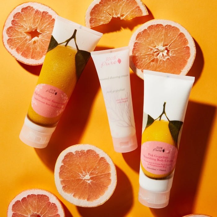 Pink Grapefruit Seaweed Shaving Cream Grapefruit