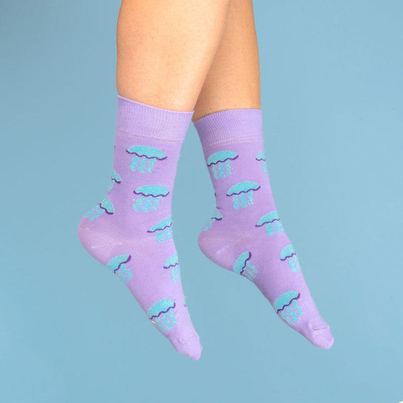 Coucou Suzette Jellyfish Socks - Model