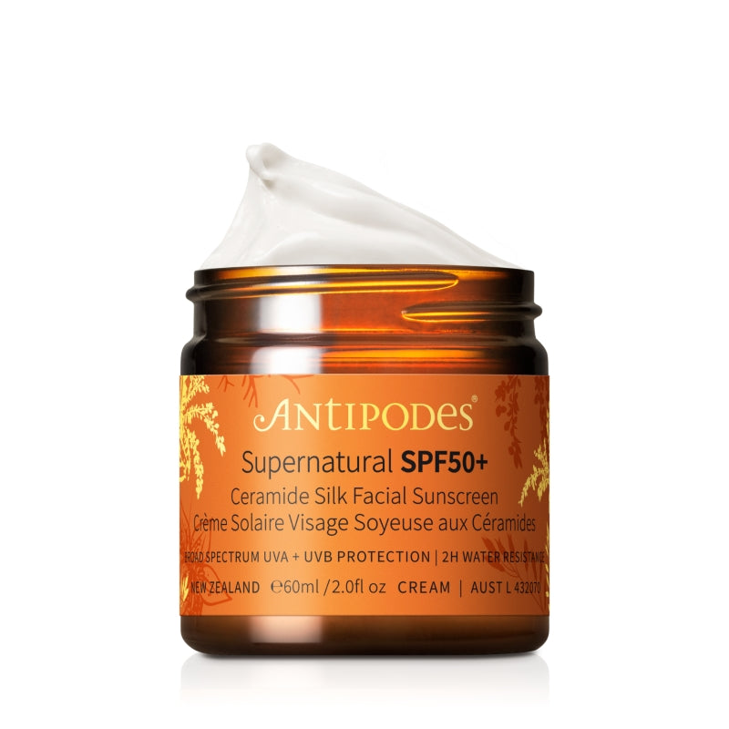 Antipodes Supernatural SPF50+ Ceramide Silk Facial Sunscreen - Titelbild