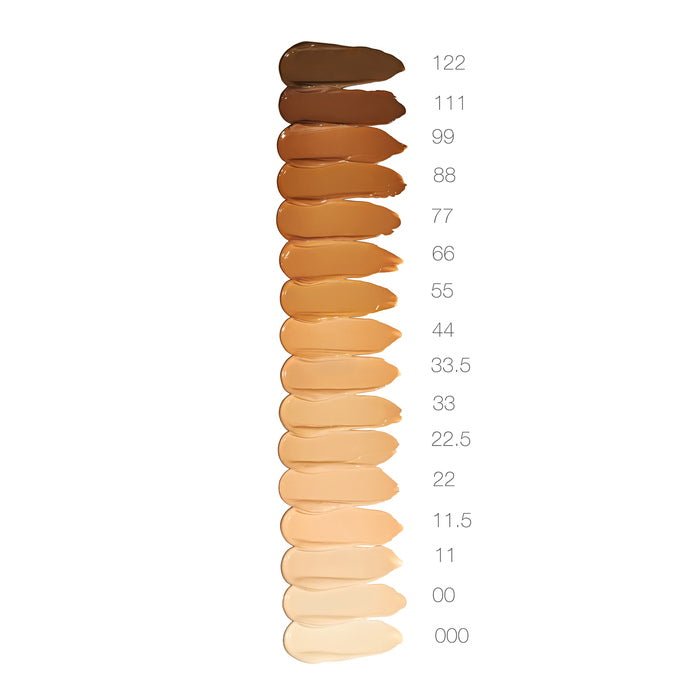 ReEvolve Natural Finish Liquid Foundation swatches