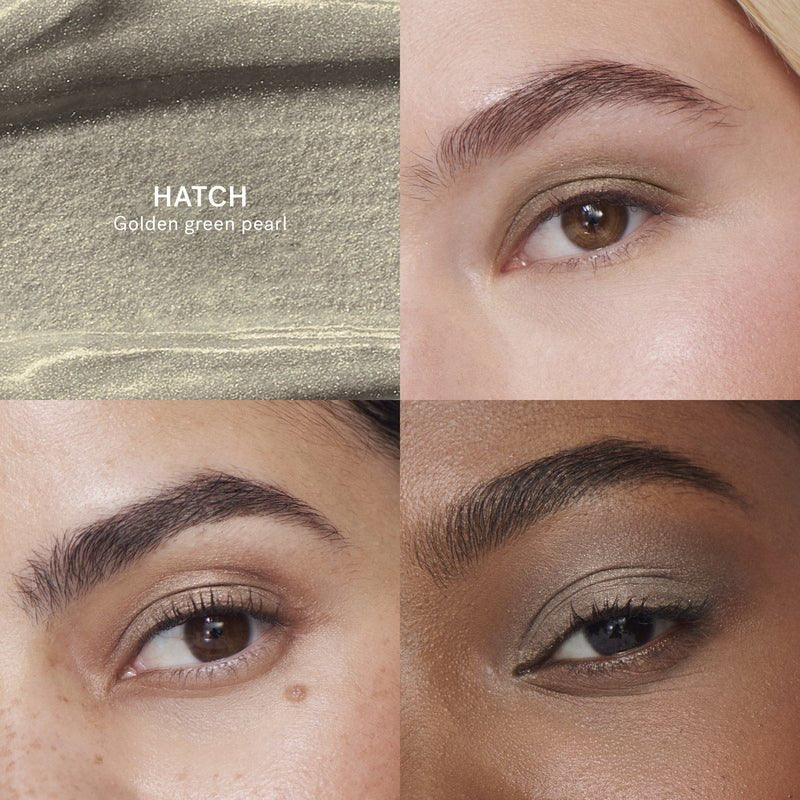 Ilia Liquid Powder Eye Tint - Chromatic Hatch Comparison