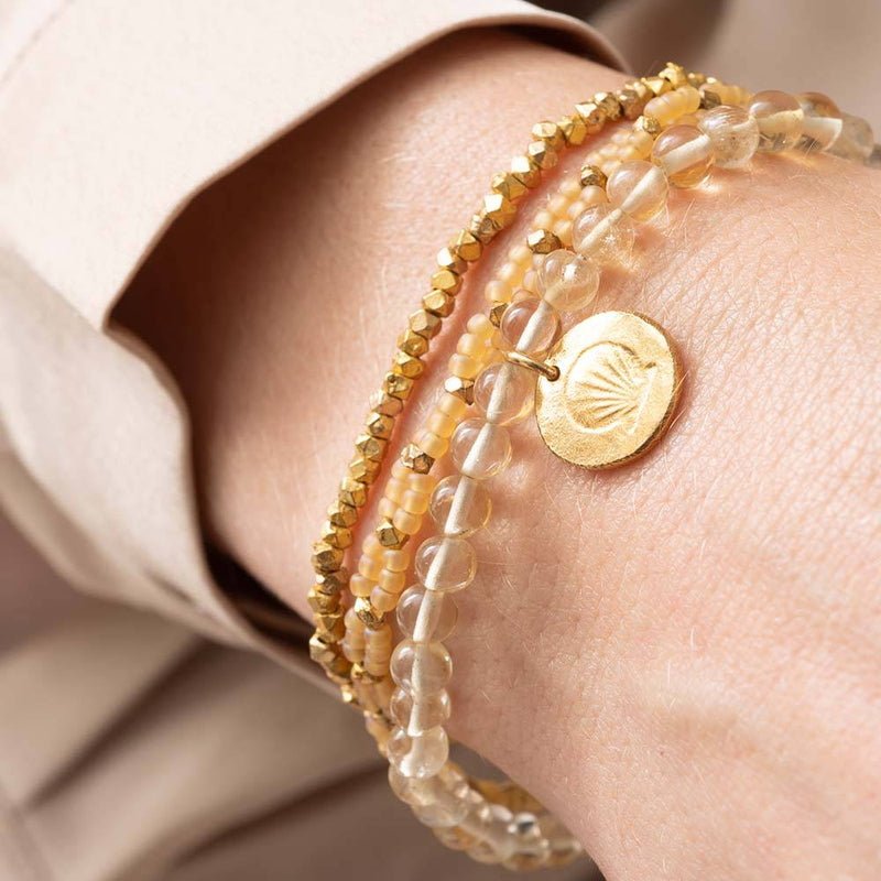 Dazzle Citrine Gold Bracelet Mood