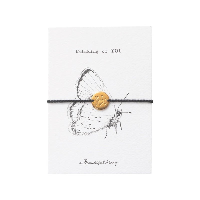 A Beautiful Story Jewelry Postcard BW Butterfly