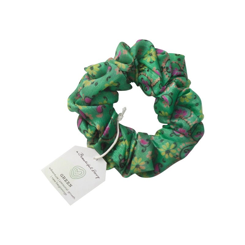 A Beautiful Story Scrunchie Green