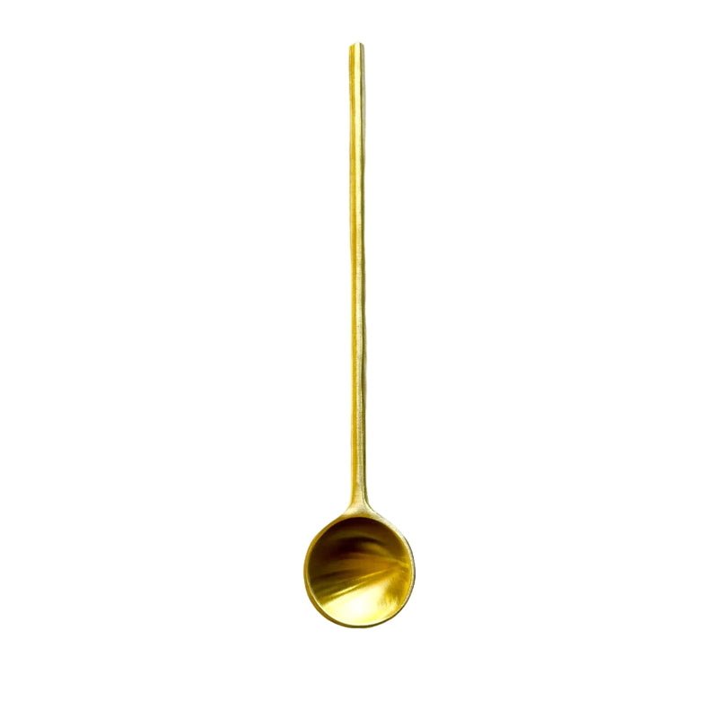 Anima Mundi Brass Spoon: Handmade, 100% Messing