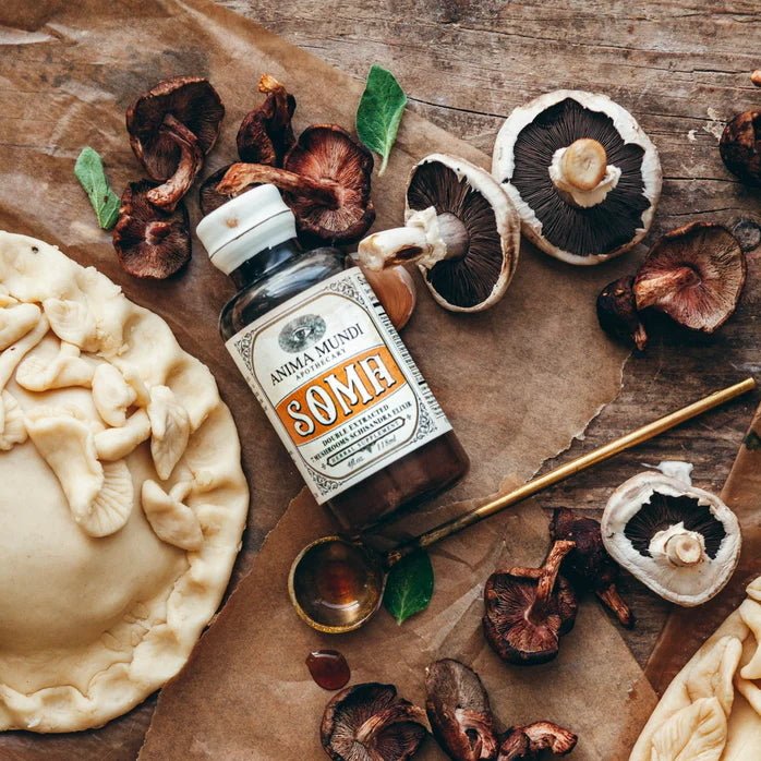 Soma Elixir: 7 Mushrooms + Vitamin C  with mushrooms