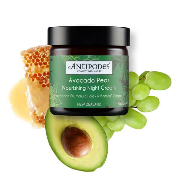 Antipodes Avocado Pear Night Cream - ingredients