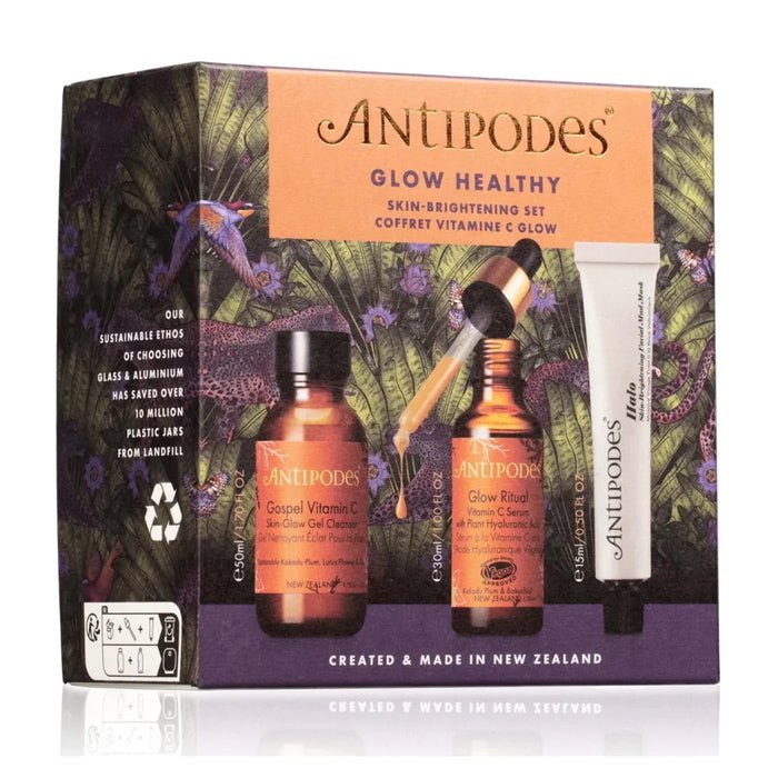 Antipodes Geschenkset Glow Healthy Skin Brightening Set