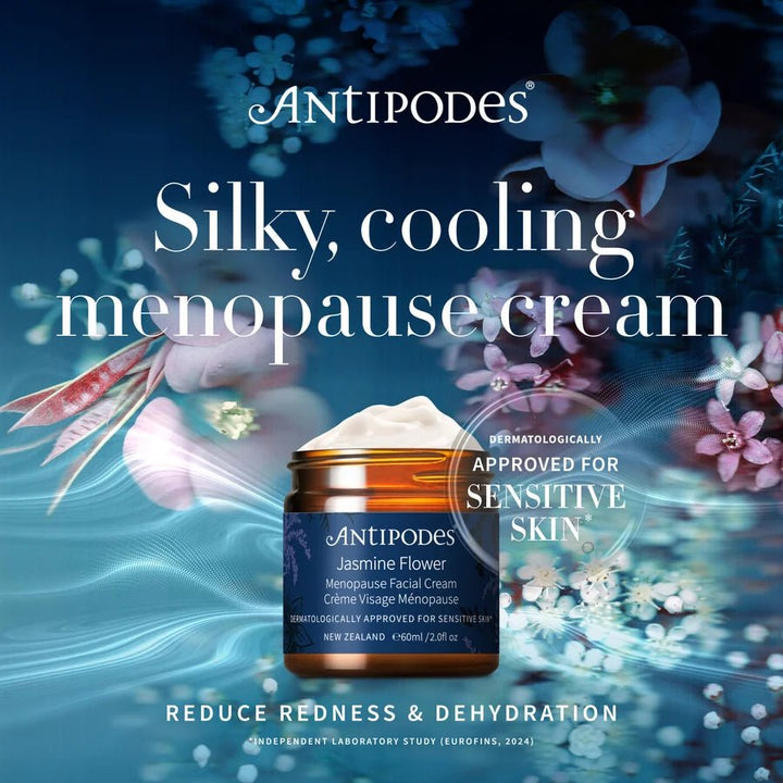 Antipodes Jasmine Flower Menopause Facial Cream - seidige und kühlende Textur