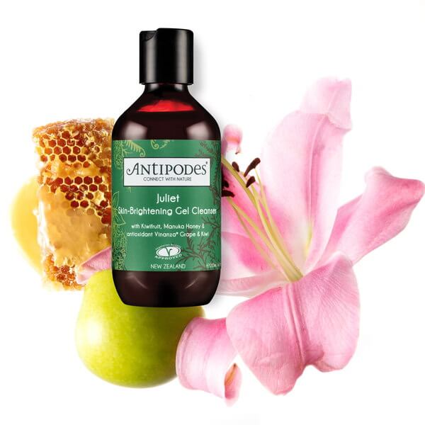 Antipodes Juliet Brightening Cleanser 200 mlAntipodes Juliet Skin Brightening Gel Cleanser with Ingredients