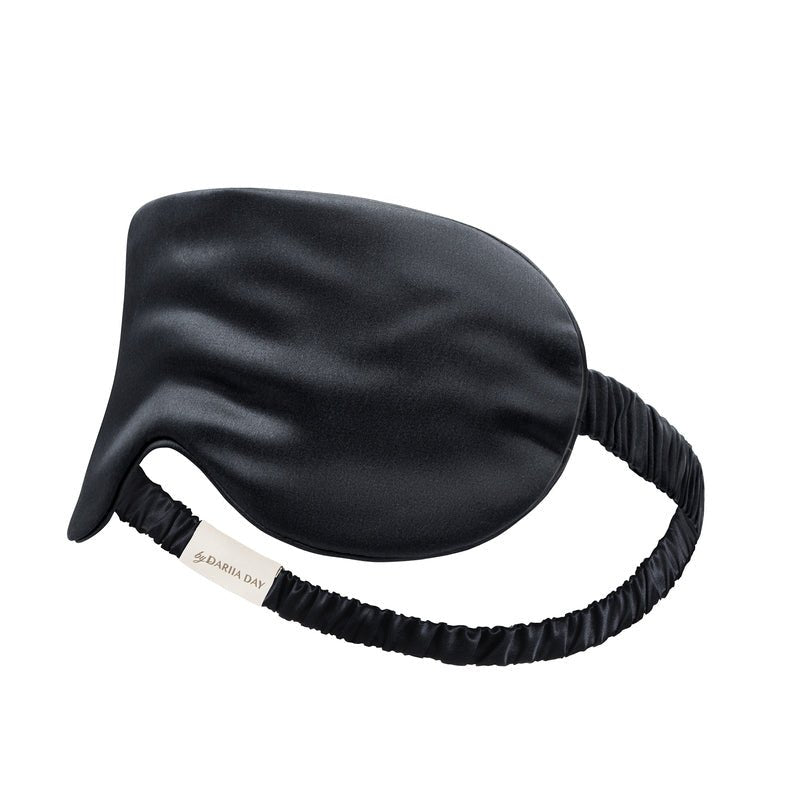 Silk Eye Mask Midnight Black