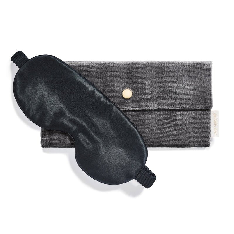 Silk Eye Mask Midnight Black Mit Etui