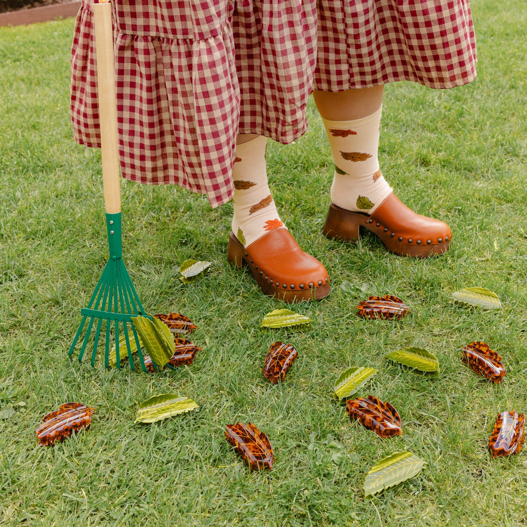 Coucou Suzette Chestnut Leaf Hair Claw - Mood Garten