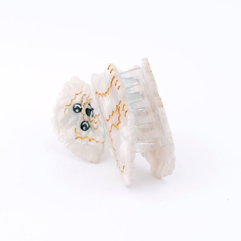 Coucou Suzette Bichon Hair Claw - Klammer Detail