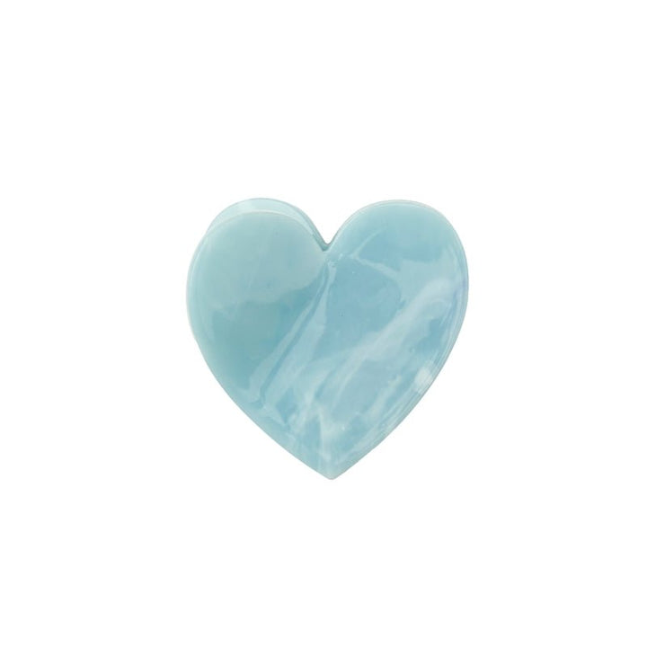 Coucou Suzette Blue Heart Hair Claw - Freisteller