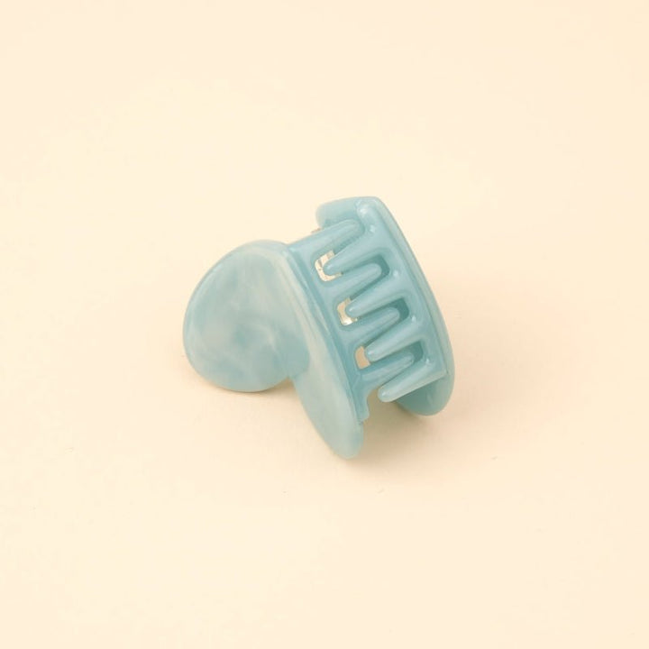 Coucou Suzette Blue Heart Mini Hair Claw - Details Klammer