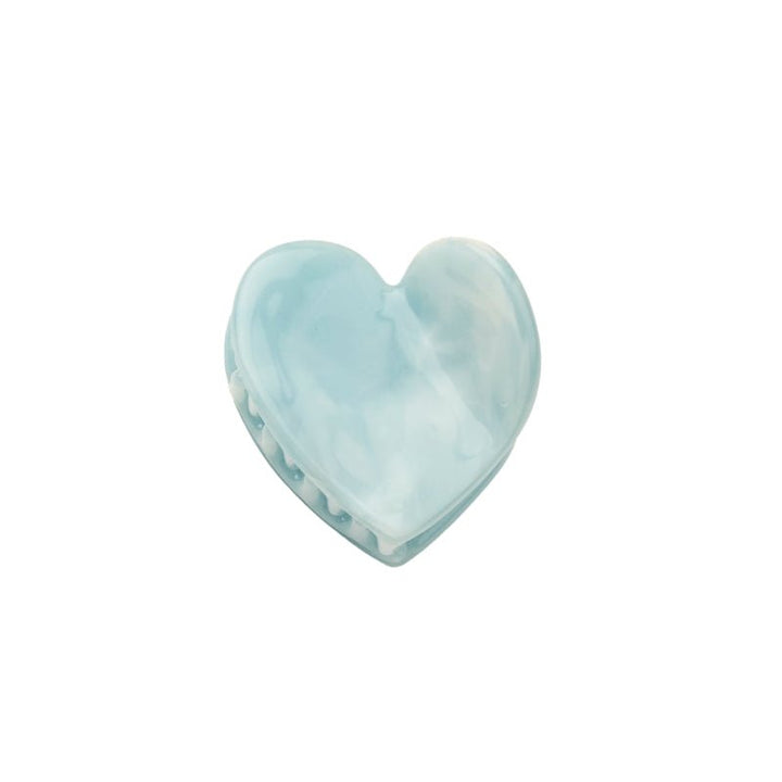 Coucou Suzette Blue Heart Mini Hair Claw - Freisteller