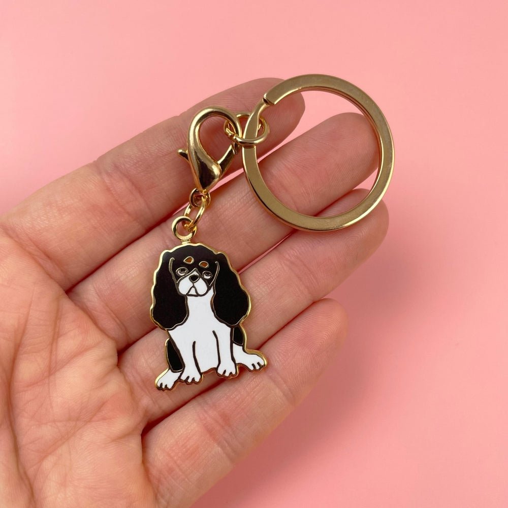 Coucou Suzette Cavalier Key Ring / Pet Tag - Details