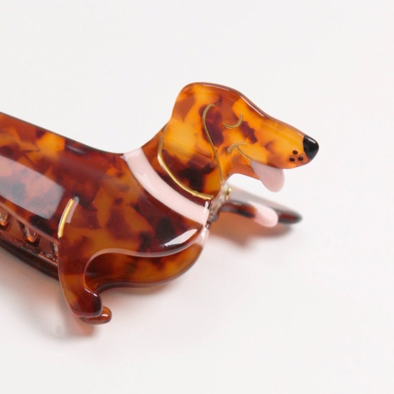 Coucou Suzette Dachshund Hair Claw - Produktdetail weißer Hintergrund