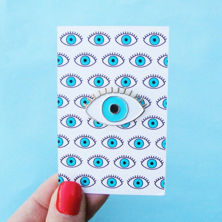 Coucou Suzette Eye Pin - Produkt mit Verpackung