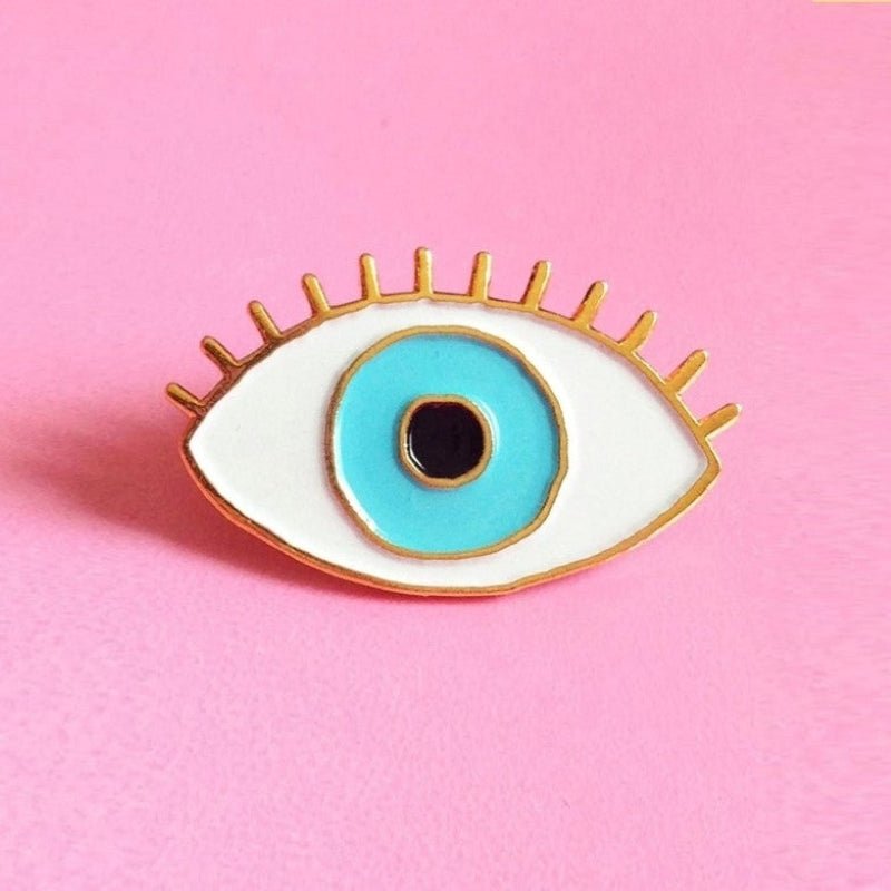 Coucou Suzette Eye Pin - Produktbild rosa Hintergrund