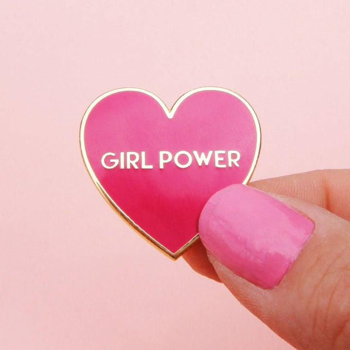 Coucou Suzette Girl Power Pin - Close-up