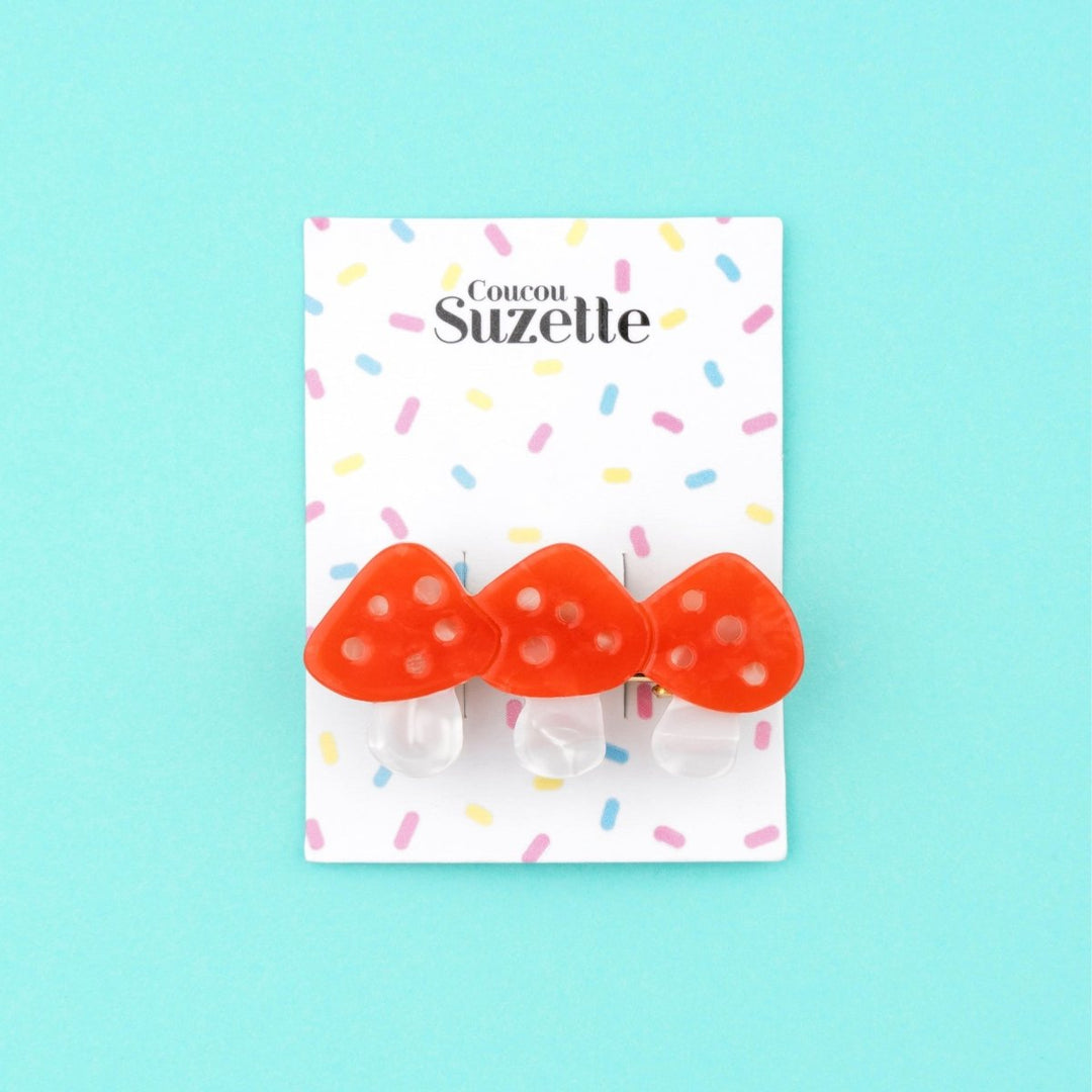 Coucou Suzette Mushroom Hair Clip - Verpackung