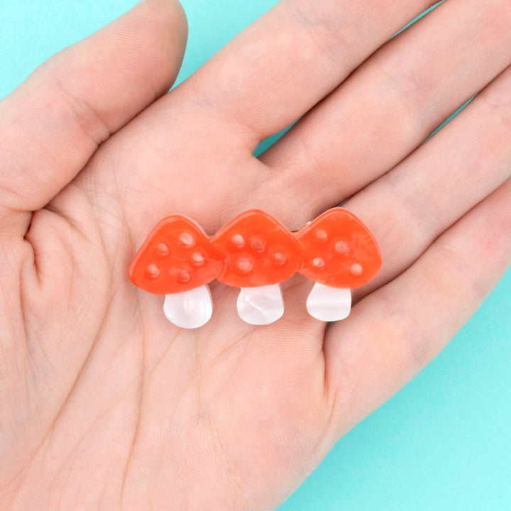 Coucou Suzette Mushroom Hair Clip - Details