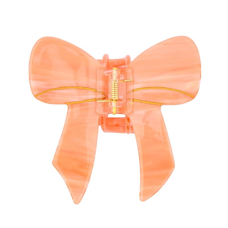 Coucou Suzette Pink Bow Hair Claw - Freisteller