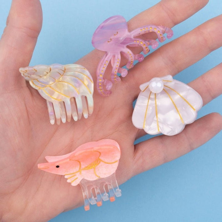 Coucou Suzette Scallop Shell Mini Hair Claw - Kollektion Mini Hair Claws