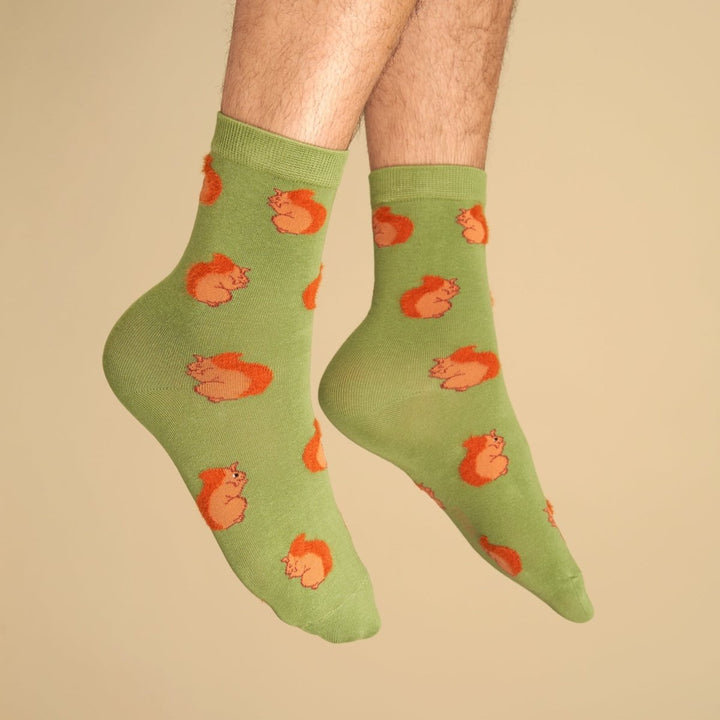 Coucou Suzette Squirrel Socks - Tragebild