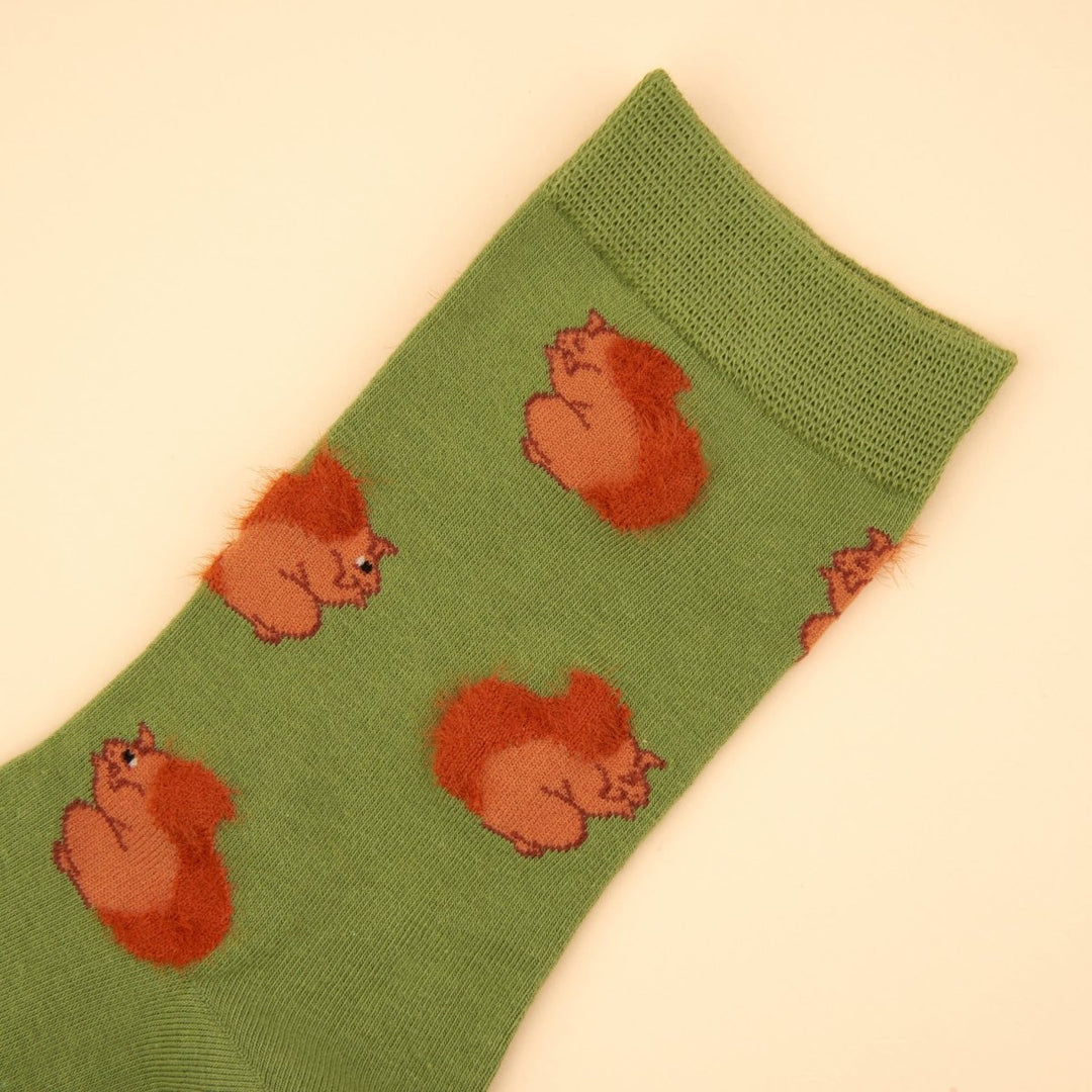 Coucou Suzette Squirrel Socks - Details