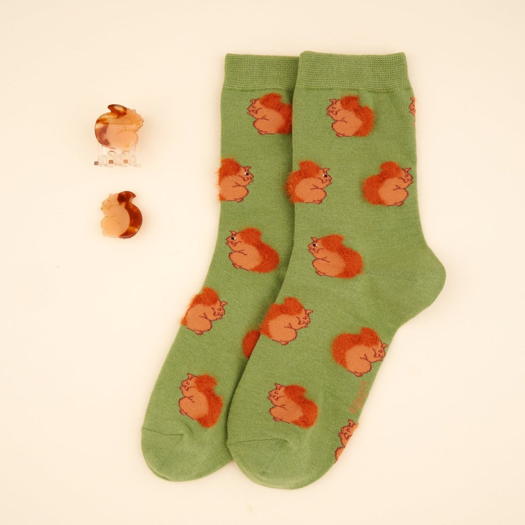 Coucou Suzette Squirrel Socks - Squirrel Kollektion