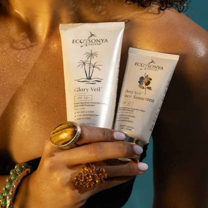 Eco by Sonya Glory Veil Face Sunscreen SPF 50 - Mood Model