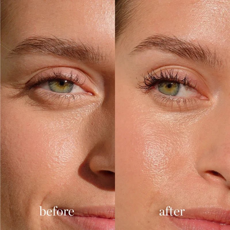 Avocado Waterproof Mascara Black Before After 2