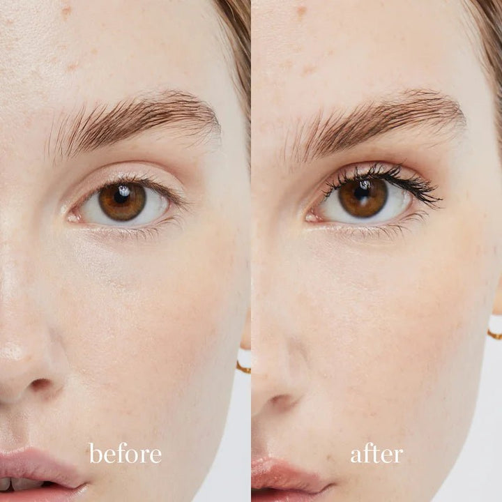 Avocado Waterproof Mascara Black Before After