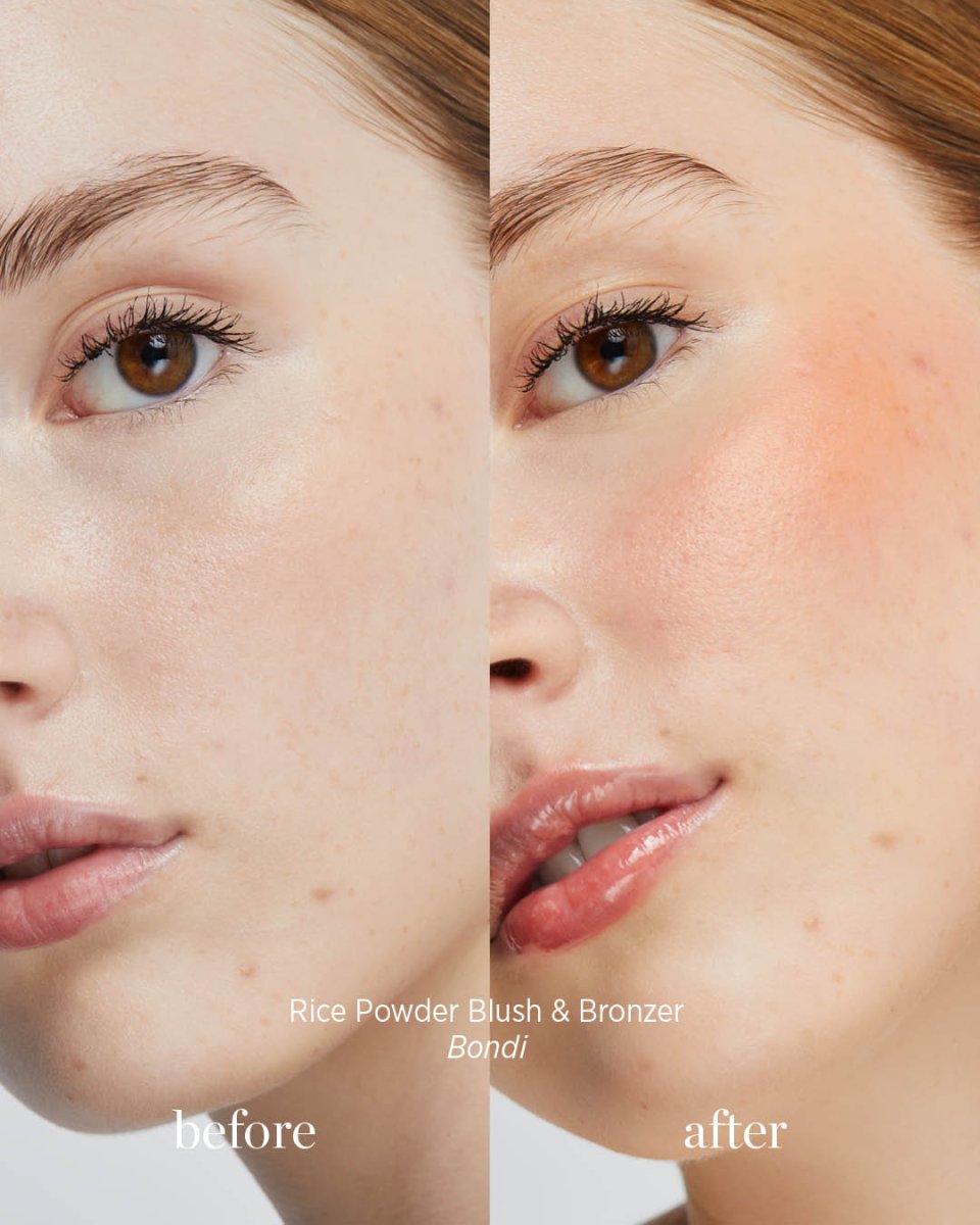 Rice Powder Blush Bondi Before After