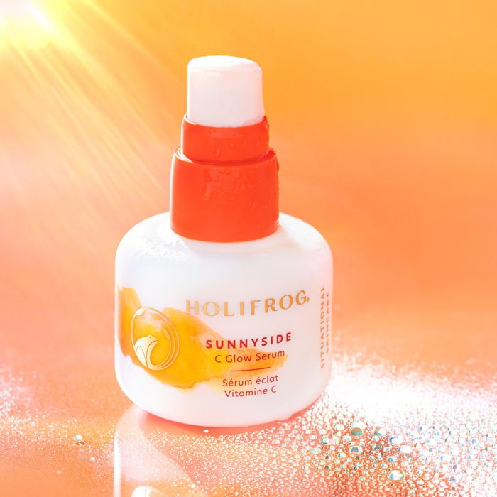 Holifrog Sunnyside C Glow Serum - mood with sunrays