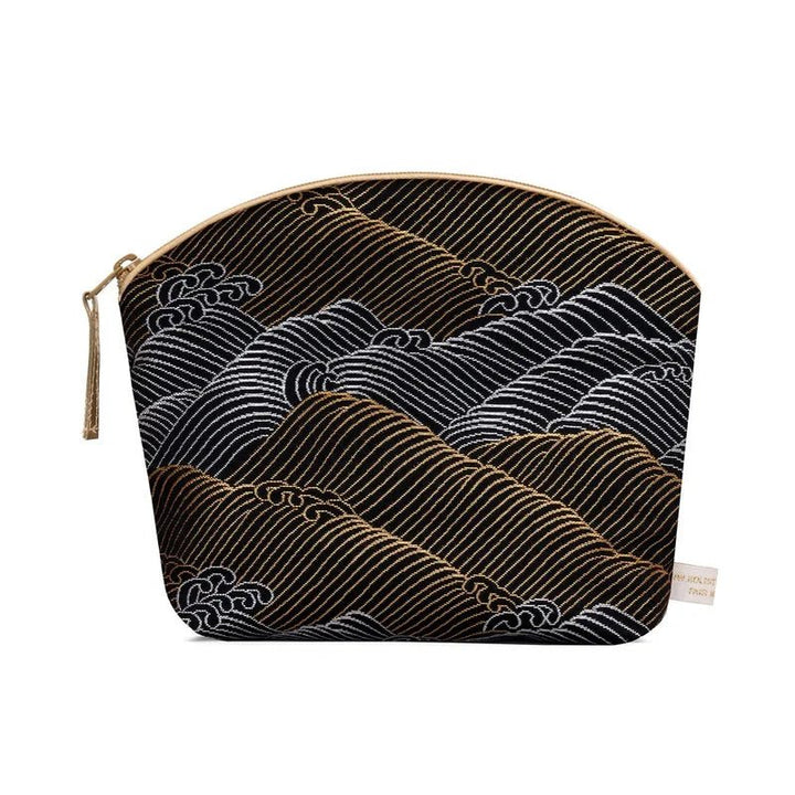 Make-up Bag Gold Waves