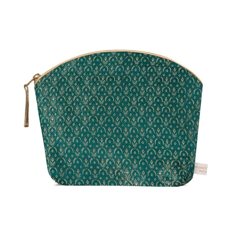 Lavender Make up Tasche Jade Brocade