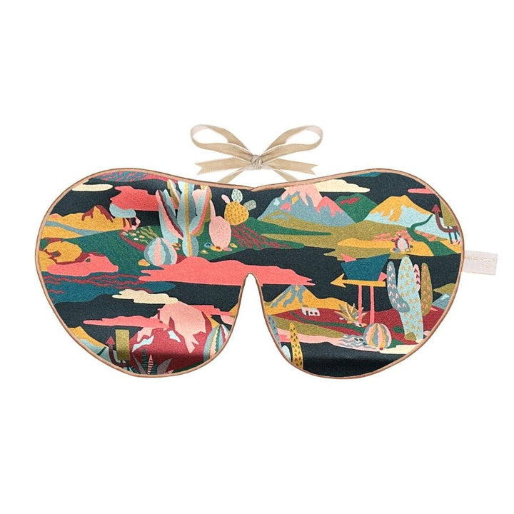 Printed Silk Lavender Eye Mask Nirvana Belgravia Liberty Print