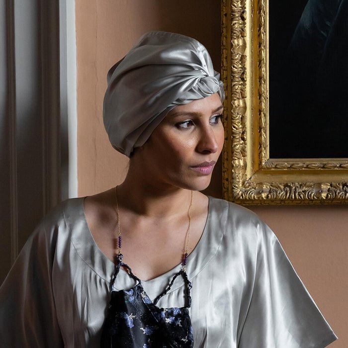 Pure Mulberry Silk Hair Turban Mood Image