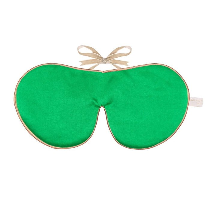 Pure Mulberry Silk Lavender Eye Mask Emerald