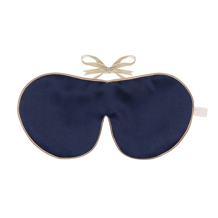 Pure Mulberry Silk Lavender Eye Mask Navy