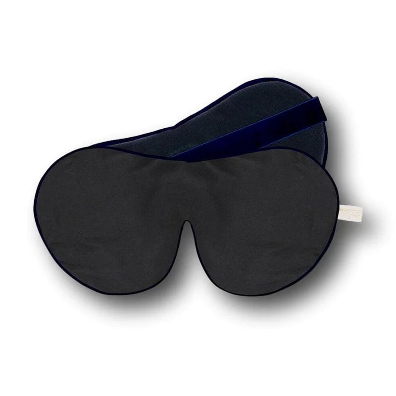 Silk Eyemask Black One Strap