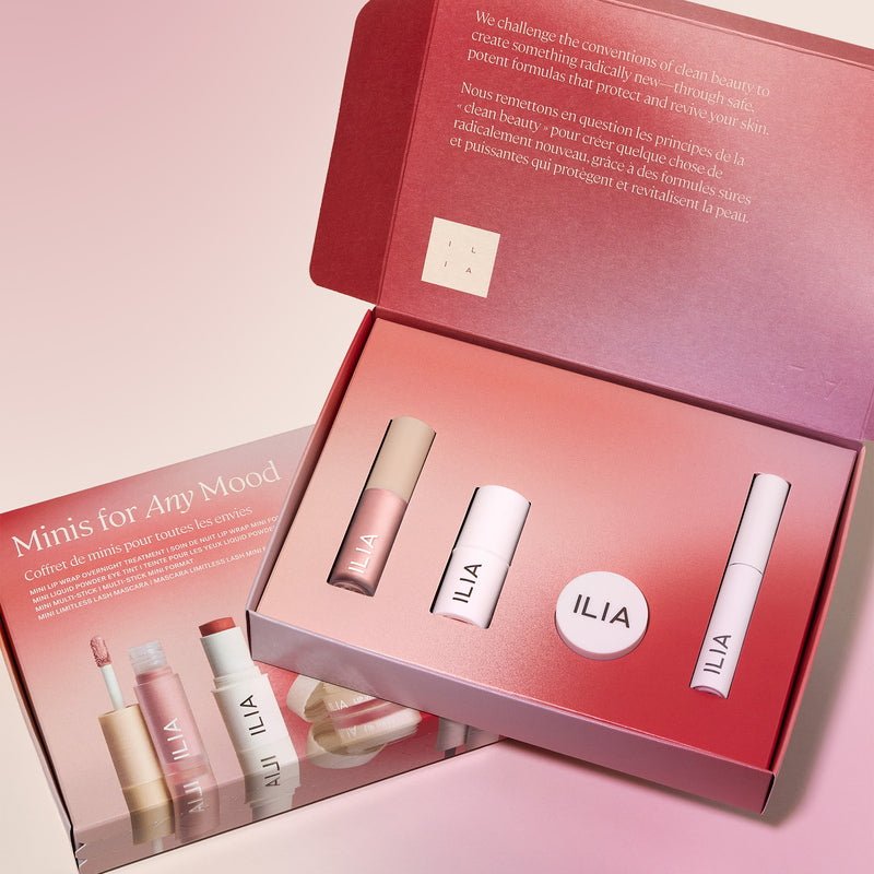 Ilia Beauty Minis For Any Mood Set - open box