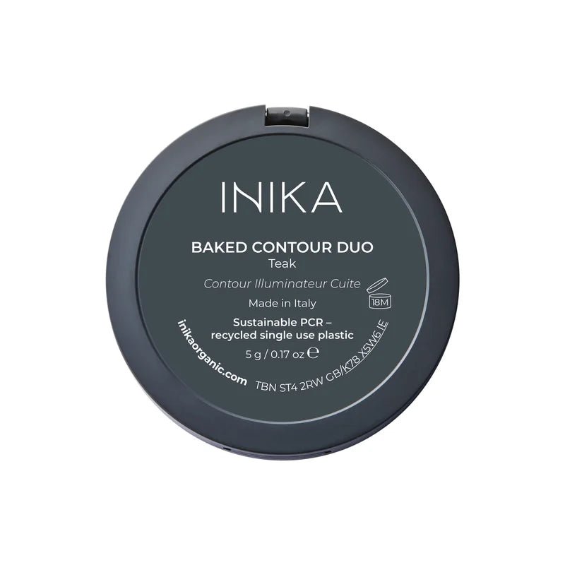 INIKA Organic Baked Contour Duo - Teak Rückseite