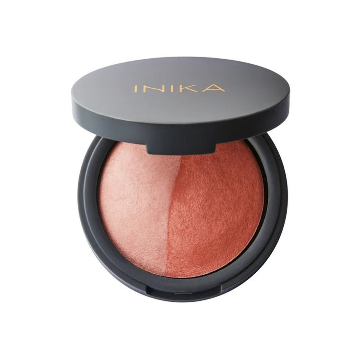 INIKA Organic Mineral Baked Blush Duo - Burnt Peach Freisteller